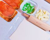 **スモークサーモンと枝豆のパイ**作り方2写真