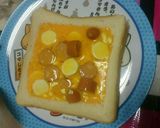 ウィンナーとチーズを包み込み卵トースト作り方7写真