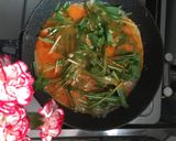蟹たまご水菜のせ醤油ラーメン♡作り方4写真