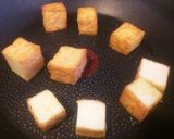 おつまみ向きの「厚揚げのなめ茸餡掛け」作り方1写真