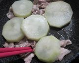 豚肉入り大根ステーキ作り方4写真
