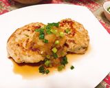 れんこん入り鶏つくねバーグ作り方4写真