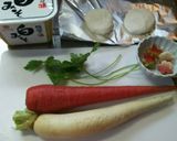我が家のお雑煮♡白味噌仕立て♡作り方1写真