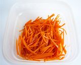 にんじんの胡麻＆胡麻油和え作り方2写真