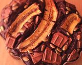 キャラメルバナナとチョコレートのケーキ作り方9写真