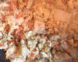 簡単低カロリー油不使用の豚肉海老の炒飯作り方2写真