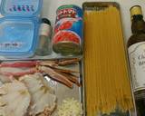 うま！蟹肩で蟹のトマトクリームパスタ作り方1写真