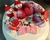 サンタが可愛いクリスマスケーキ作り方2写真