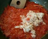 うま！蟹肩で蟹のトマトクリームパスタ作り方9写真