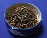 薩摩芋の皮できんぴら作り方6写真