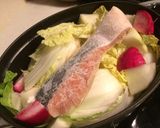 塩鮭とカブのミルクスープ作り方1写真