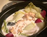 塩鮭とカブのミルクスープ作り方3写真