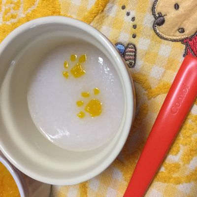離乳食初期☻炊飯器で10倍粥 by Na73mi_ 【クックパッド】 簡単