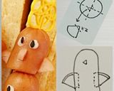 酉年 朝ごぱんや弁当トリちゃんソーセー人作り方5写真