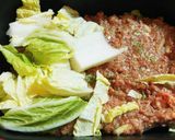 白菜と餃子の皮でラザニア風♪白菜消費に♡作り方7写真