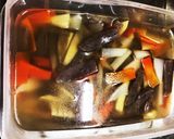 ☆豚汁用野菜汁☆(作り置き)作り方4写真