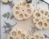 れんこん 飾り切り作り方1写真