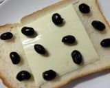 おせちリメイク✮柚子香る黒豆トースト作り方2写真