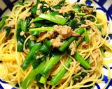 キャベツと鮭フレークのペペロンチーノ☆作り方8写真