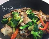 豚肉とブロッコリーのピリ辛中華炒め作り方5写真