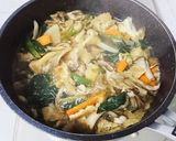 簡単！ 武蔵野うどん 肉汁つけうどんの汁作り方4写真