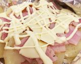 ポテトとベーコンのマヨネーズ焼き❁*+作り方5写真