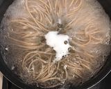 ネギたっぷり狢蕎麦作り方6写真