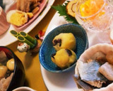 小鍋で♬薩摩芋と林檎とレーズンのきんとん作り方4写真