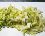 体ポッカポカ～白菜の味噌汁作り方2写真