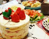 材料は３つだけ！簡単、定番のロールケーキ作り方18写真
