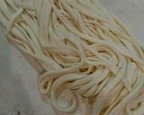 鶏皮つけうどん(手抜き手打ちうどん付き)作り方11写真