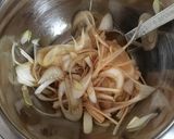 カリもちっ♪油揚げのねぎ餅はさみ焼き作り方1写真