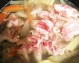 豚汁（豚汁用野菜汁使用）作り方3写真