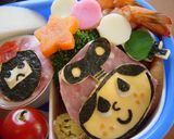 ぜんまいざむらい☆豆丸弁当（キャラ弁）作り方4写真