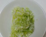 うちの餃子の餡、ニラと白菜の場合。作り方5写真