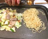 「なにわポーク」バラの焼きそば作り方5写真
