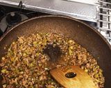 節約!ブロッコリーの芯で甘辛肉味噌作り方8写真