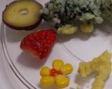 一歳おめでとう♡はらぺこあおむしプレート作り方8写真