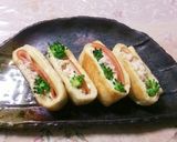 油揚げinツナマヨチーズ豪華版♪ハム入り作り方9写真