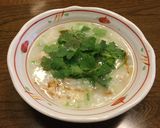 パクチー入り塩糀しみじみ鶏粥　七草粥にも作り方7写真