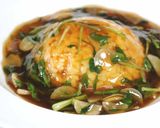 七草和風餡かけチャーハン。作り方6写真