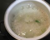 パクチー入り塩糀しみじみ鶏粥　七草粥にも作り方6写真