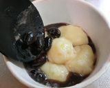 おせちリメイク★きんとん餅の黒豆ぜんざい作り方6写真
