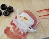 もち・オニオン・生ハム　柚子胡椒マリネ作り方4写真