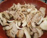 簡単な豚肉の生姜焼き～(^-^)v作り方4写真