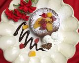 とろ〜り♡フォンダンショコラパンケーキ作り方16写真