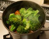 STAUBで油少!ブロッコリーアヒージョ作り方4写真