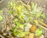 ワンパン 白菜と豚こまのすき焼き風煮物作り方19写真