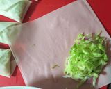 ♬塩もみキャベツ&ベーコンチーズ春巻き♬作り方5写真