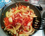 夕飯の【トマト煮スパゲティー】☆作り方10写真